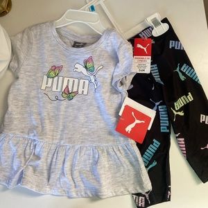 Puma size 24 months 2 piece legging set